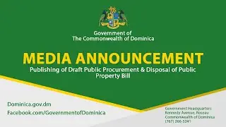 Media Announcement: Publishing of Draft Public Procurement & Disposal of Public Property Bill