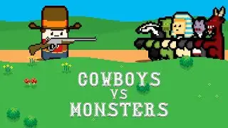 Cowboys vs Monsters Steam Trailer #steam #indiegame #trailer