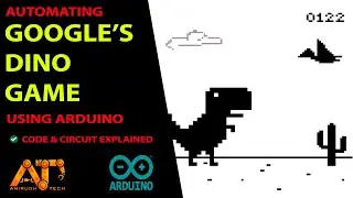 Automating Dino game using Arduino 🦖 🌵