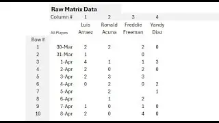 How To Flatten and Filter a Matrix in Microsoft Excel