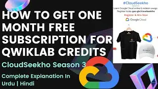 How To Get Qwiklab Monthly Subscription Account | Qwiklab Free Credits 2021 | 