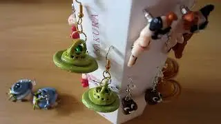 My New Fimo Earrings Hobby🛸