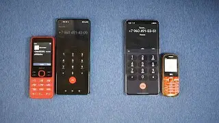 QUAD Incoming call OnePlus 8 Pro to OnePlus 11R ACE 2 to Nokia 150 + BQ NANO at the same time