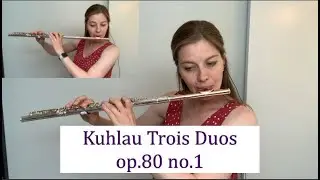 Flute Duet: Kuhlau op.80 no.1 - 1st movement until m.73