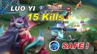 LUO YI should Banned !? 15 Kills Gameplay with Best Build & Emblem Set | Mobile Legends