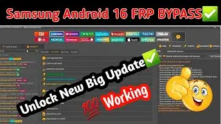 Samsung FRP Android 16 Devices Via COM MTP Done by unlock Tool