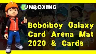 UNBOXING | Boboiboy Galaxy 2020 Arena Mat & Cards (Impak edition) #BOBOIBOY #GALAXY #MONSTA