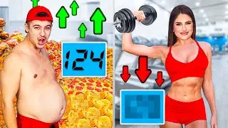 Кто Больше ПОТОЛСТЕЕТ vs Кто Больше ПОХУДЕЕТ, Получит 1000$ - Челлендж