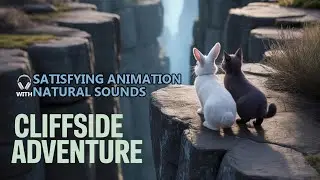 Cliffside Adventure Of A Bunny And A Cat - Relaxing Sounds Of Nature
