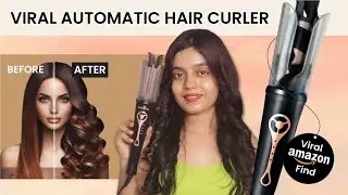 😱Trying Viral*Automatic* Hair Curler From Amazon| Urbanyog Automatic Hair Curler Review*