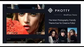 Photty - Photo Gallery & Photoblog WordPress Theme | Themeforest Download