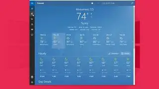Windows 10 Training - Weather