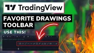 Use Favorites Drawings Toolbar In Tadingview To Save Time