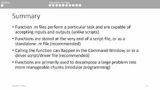 MATLAB Function .m Files (1/2)