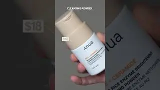 anua rice enzyme brightening cleansing powder review 🍚🫧