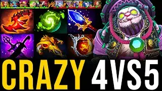 🔥 How Pudge Won 4VS5 Against Counter Pick Timbersaw 🔥 | Pudge Official