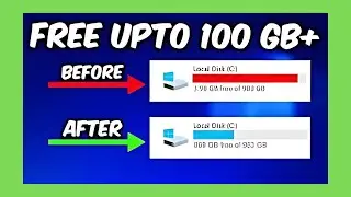 How to FREE UP Disk Space on Windows 11,10,8,7 2024