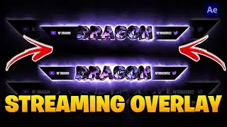 Adobe After Effects + C4D: How To Make A Animated Overlay for Streaming!(PT 3)