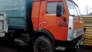 Заводим Камаз после простоя