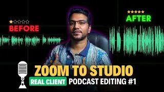 REAL Client Zoom Podcast EDITING in Adobe Audition