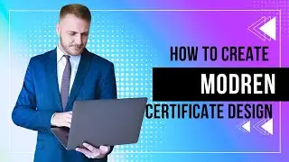 How to create modern certificate design in |MS word| 2016