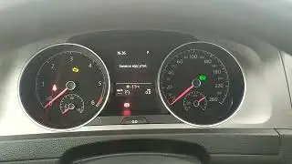 VOLKSWAGEN Golf 2014 - 2017  Настройка часов на приборке