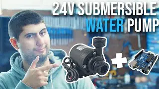 Control a SUBMERSIBLE WATER PUMP with an ARDUINO 