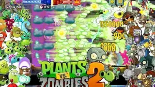 this electric duel with threepeaters is really cool | Plants vs Zombie 2