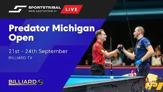 LIVE | 2023 Predator Michigan Open | September 21st - 24th | Billiard TV