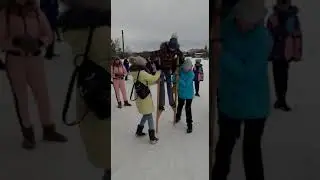 Ольга на ходулях