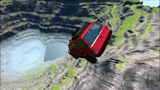 Leap Of Death Car Jumps and Falls - BeamNG.drive Crash Compilation #3