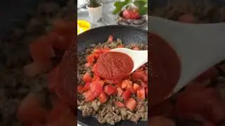 Паста а-ля Болоньезе🍝Рецепт на видео 🎥