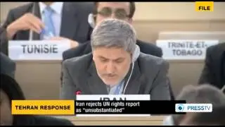 Iran rejects UN report on human rights situation