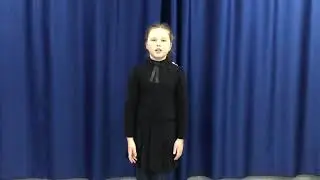 Театральный коллектив "ВИР" Алена Волкова, 11 лет - М. Алигер "Зои"