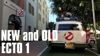 aVLOGinauto - new and old ghostbusters ecto 1 with Spankie Valentine on the Sony backlot