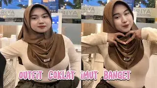 Jilbab coklat the best dah 💦