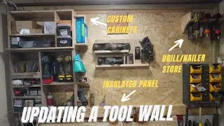 Updating Tool Wall Part 1: New Insulation and Fixtures