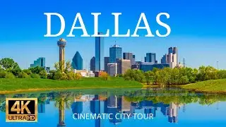DALLAS , USA 4K Cinematic City Tour | Flying Over Dallas | Dallas by Drone