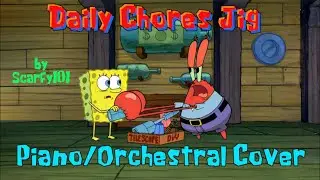 SpongeBob Music | Daily Chores Jig (Piano + Synth Orchestral Cover)