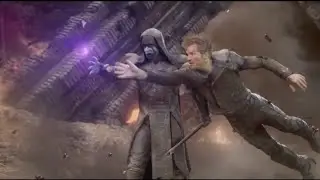 Guardians of the Galaxy - Ronan and Petter Quill fight scene!