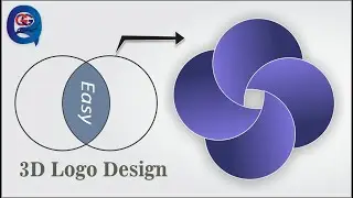 How to create 3D logo in Coral draw #logo design #design logo #coraldraw tutorial #graphicsdesign