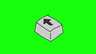 Press Arrow Button On KeyBoard Green Screen By Zaggazag