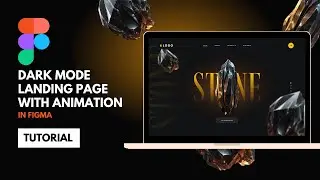 Landing Page Design with Animation Prototype in Figma - Web Design Tutorial