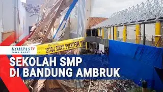 Bangunan SMP di Bandung Ambruk, 6 Siswa Dilarikan Ke Rumah Sakit