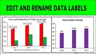 How to Add, Edit and Rename Data Labels in Excel Charts