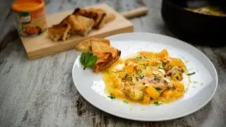 Borrego com Abóbora e Hortelã