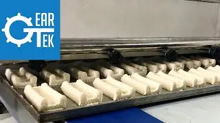 Работа однобункерной тестоотсадочной машины ГТ-200-1СТВС