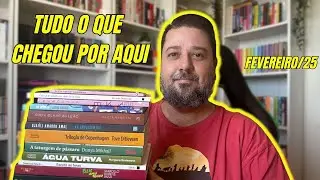 BOOK HAUL - Os recebidos do mês - Fevereiro/25