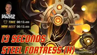 @GenesisPrime 13 Seconds Steel Fortress Hard#summonerswar