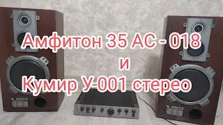 Раскачал колонки так, что отпал колпак с динамика. Амфитон 35 АС - 018 и усилитель Кумир У-001